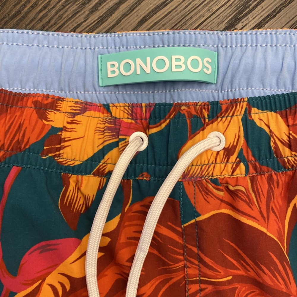 Bonobos Walmea floral print swim trunks - Picture 2 of 5